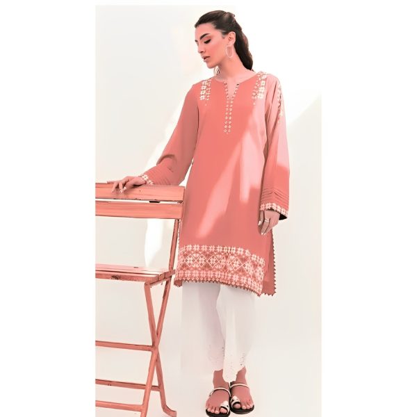 2 Pcs Lawn Embroidered Suit zb-15