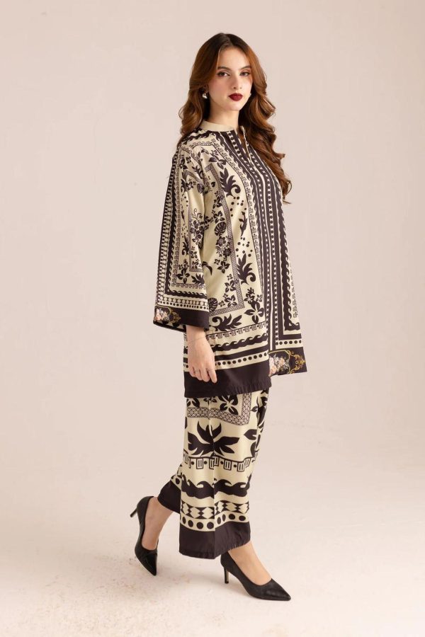 Stylish Printed Shirt and Trouser Set - Pcs